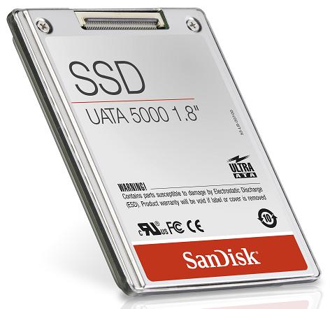 SSD Sandysk: mais fininho que os HDD normais.